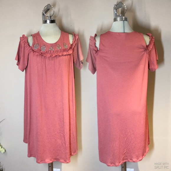 Lauren Conrad, Embroidered Front tan Colour, Size L - Picture 1 of 6